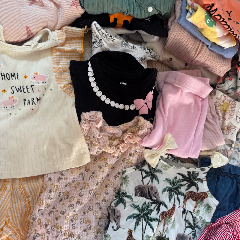 Baby girl 0-3 & 3-6 month bundle!